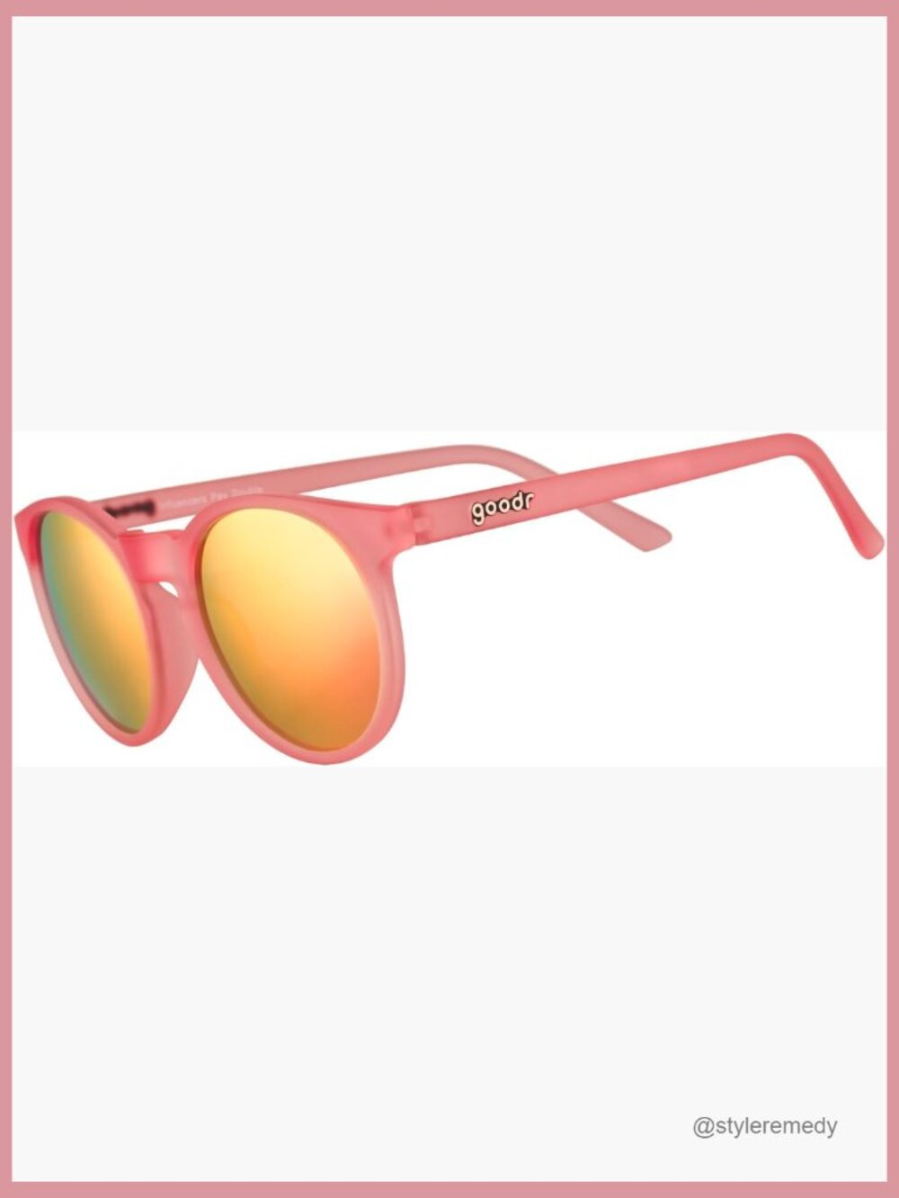 Polarized Round Sunglasses with No Slip No Bounce Frame
